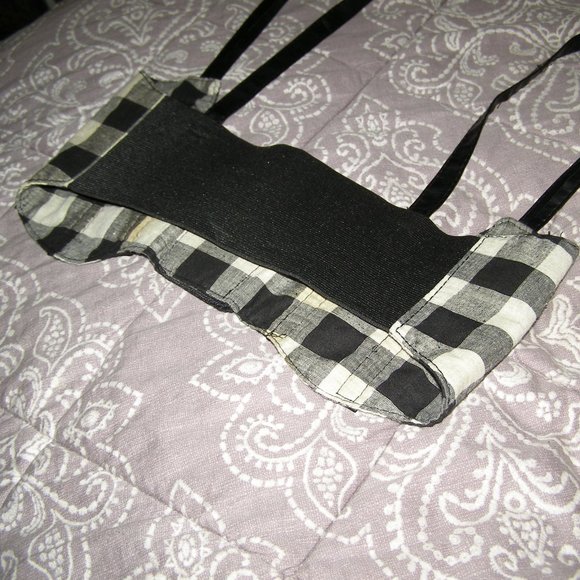 NWOT size SM Checkered Underbust Harness - Picture 10 of 16